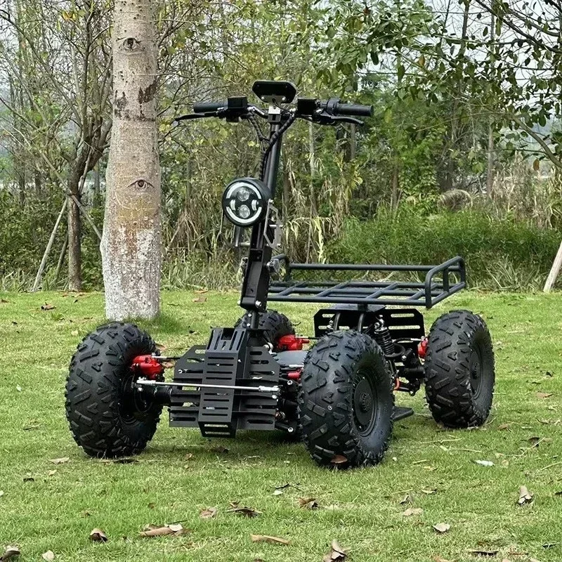 

48V electric scooter Off-road electric four-wheel scooter dual-drive four-wheel drive electric vehicle