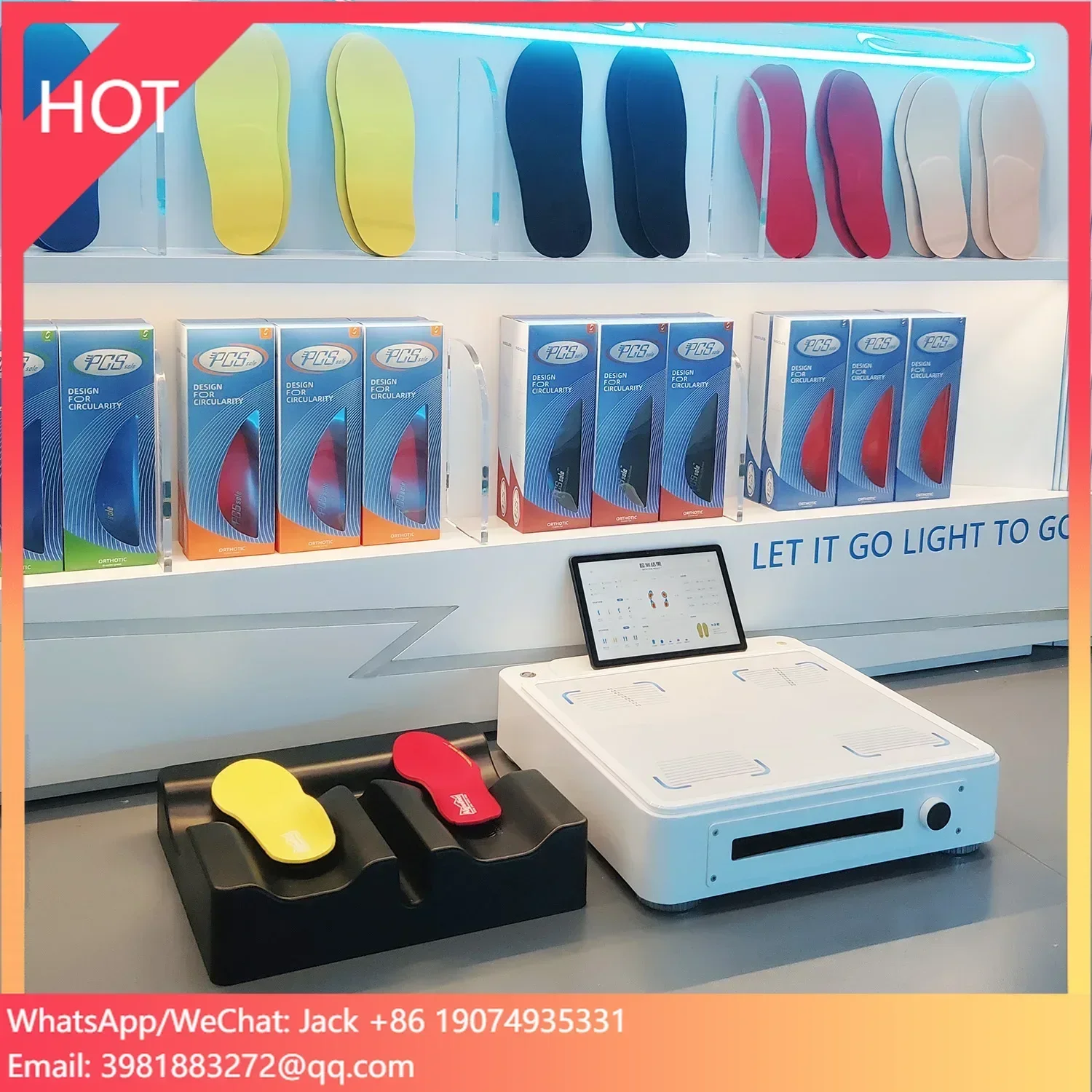Foot Pressure And Body Posture Scanning Podiatry Feet Scanner Orthotics Custom Fit Machine For Insoles