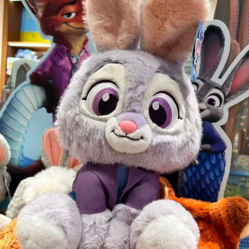 

New Kawaii Disney Zootopia Judy Nick Cartoon Anime Cute Soft Plush Doll Sitting Pose Couple Holiday Girl Birthday Christmas Gift