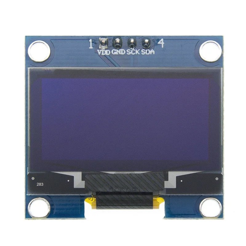 Módulo de exibição oled de 1.3 ", chip de unidade de cor branca/azul sh1106 128x64 1.3 polegadas, lcd oled iic i2c ressonado para arduino