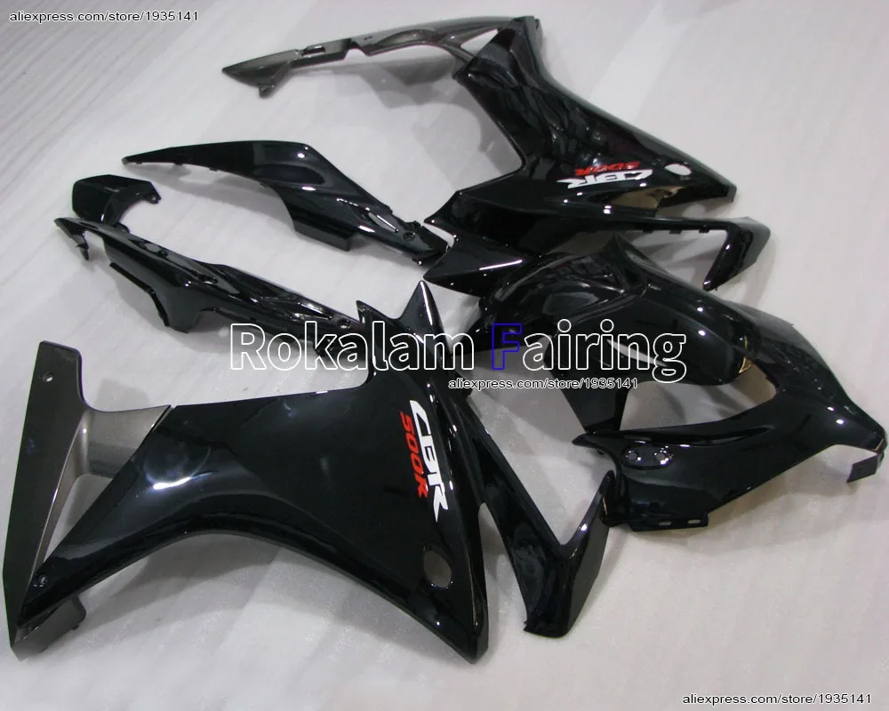 

Для Honda CBR500R 2013 2014 2015 CBR 500R 13 14 15 CBR 500 Кузов Черный послепродажный обтекатель мотоцикла (литье под давлением)