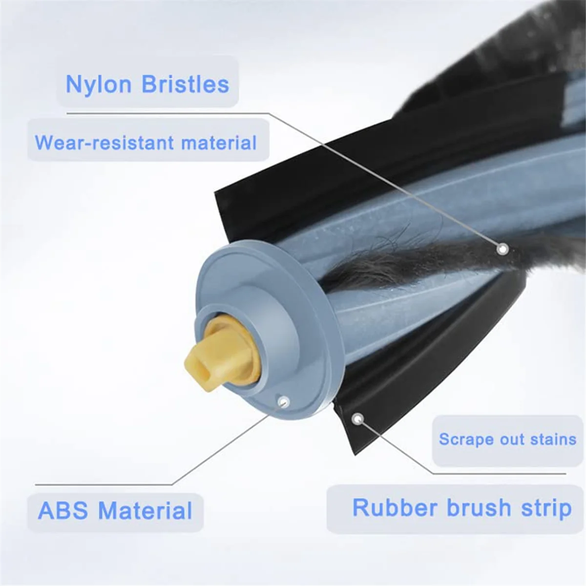 Kit de acessórios para deebot x1 omni/t10 omni/x1 turbo aspirador de pó, escova lateral principal, filtros, almofadas, 22pcs