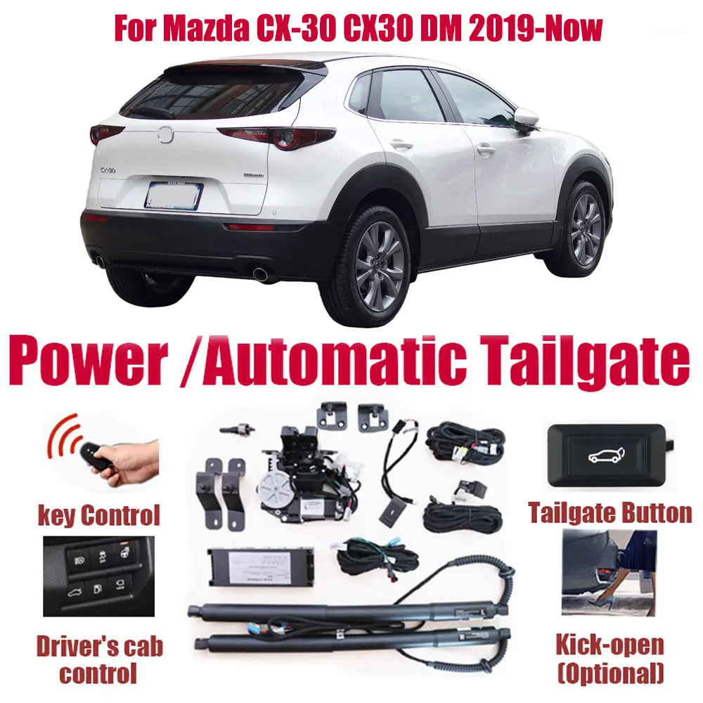 

Для Mazda CX-30 CX30 DM 2019-ногий автомобиль, автоматический подъемный комплект, открывающий багажник, интеллектуальный электрический подъемник, задняя дверь