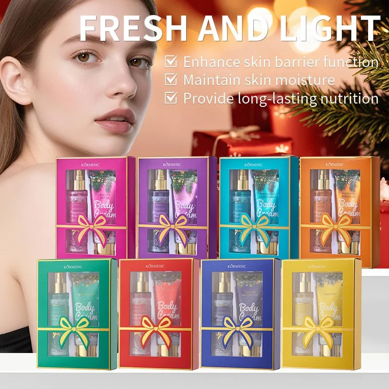 Passion Fragrance Body Kit 120ml + 100g Body Care Christmas Set Fragrance Body Care