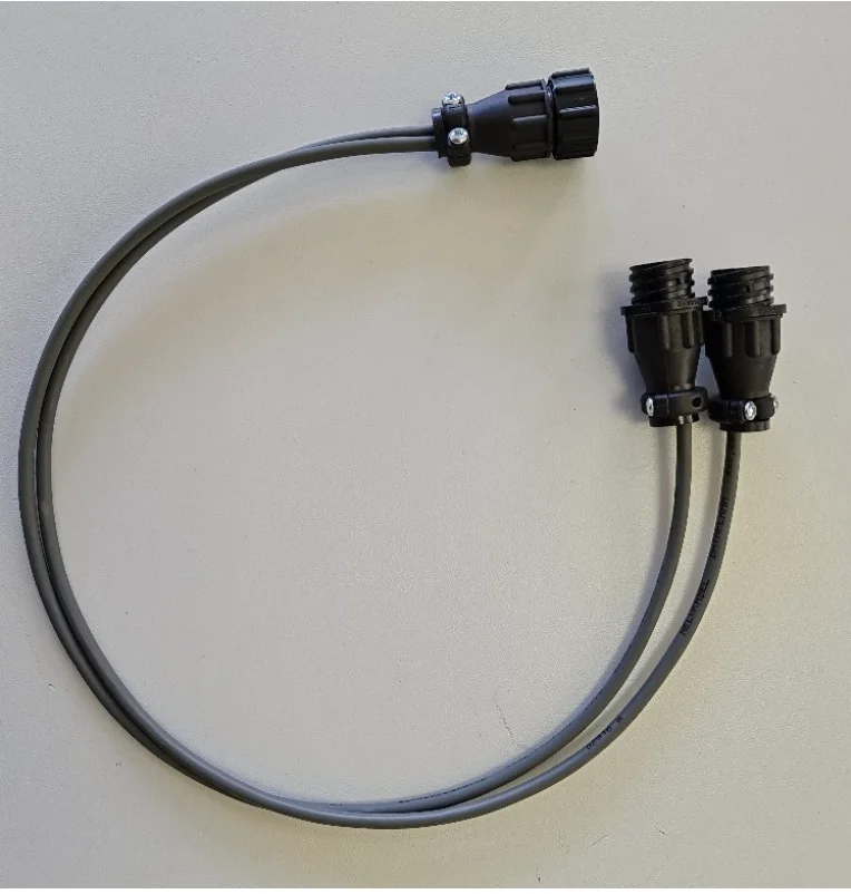 كابل Y مشترك مزدوج مقاس 20 سم AIS Pilot Plug Splitter - ملحقات بحرية