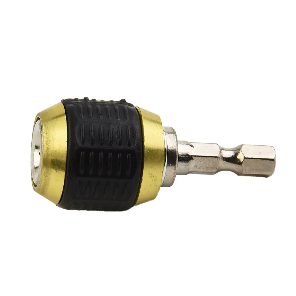 

Newest Protable Useful Durable Connecting Rod Quick Coupling 1 Pcs 1/4 In Hex Handle Quick Change For Electric Drill