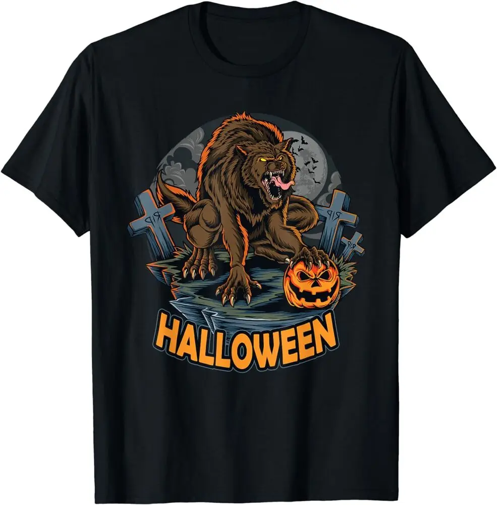 Werewolf Halloween Costume For Men Gift Idea Premium T-Shirt For Men Clothing Women Short Sleeve Tees High Quality 100%Cotton