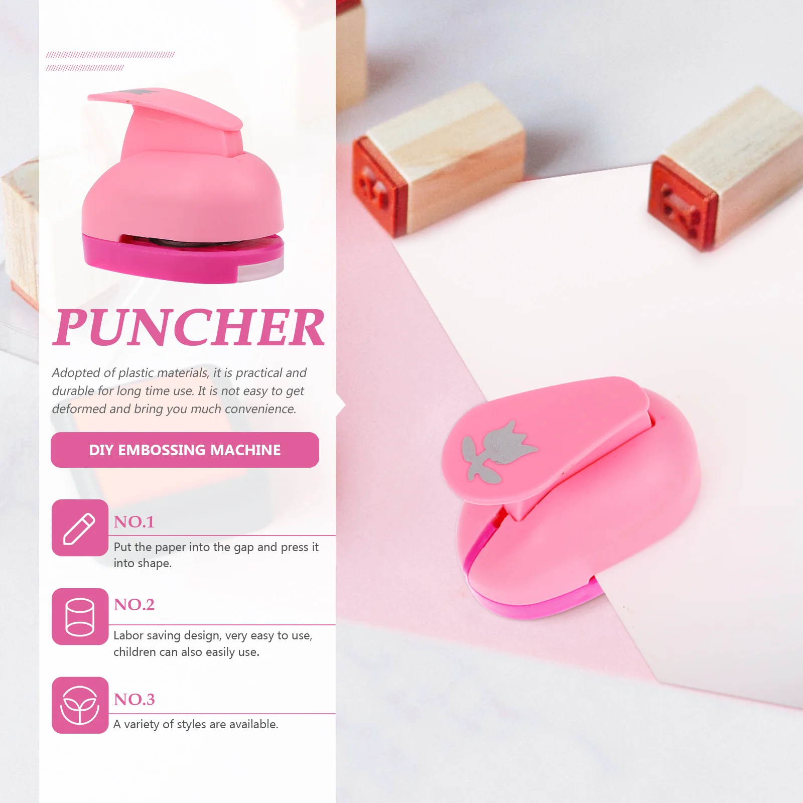 

Heart Shape Craft Paper Punch DIY Scrapbooking Puncher for Making Tags Labels Cards Envelopes Home Decor Card Making Punch