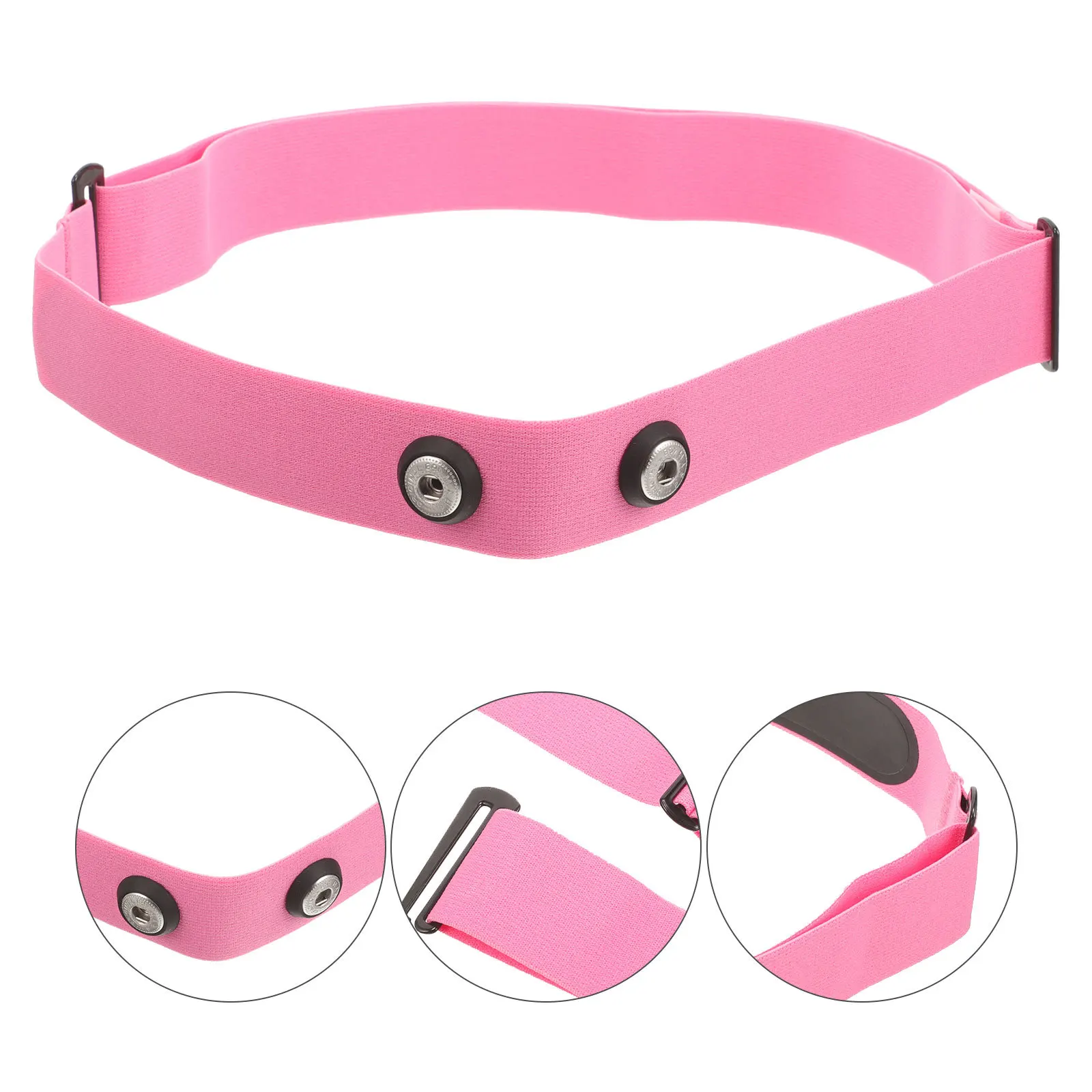 

Elastic Chest Band for Heart Rate Monitor Adjustable Sports Strap Breathable Running Jogging Cycling Night Activities