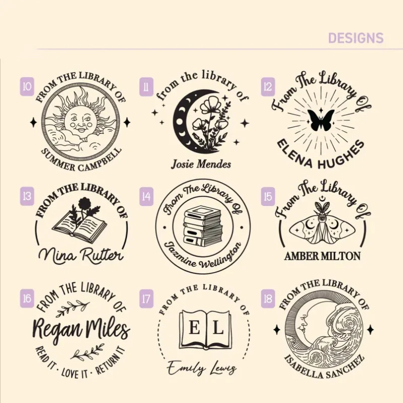 Personalized Embosser Stamp Customized DIY Wedding Envelope Party Invitation Card Private Logo Embossing Seal Customization