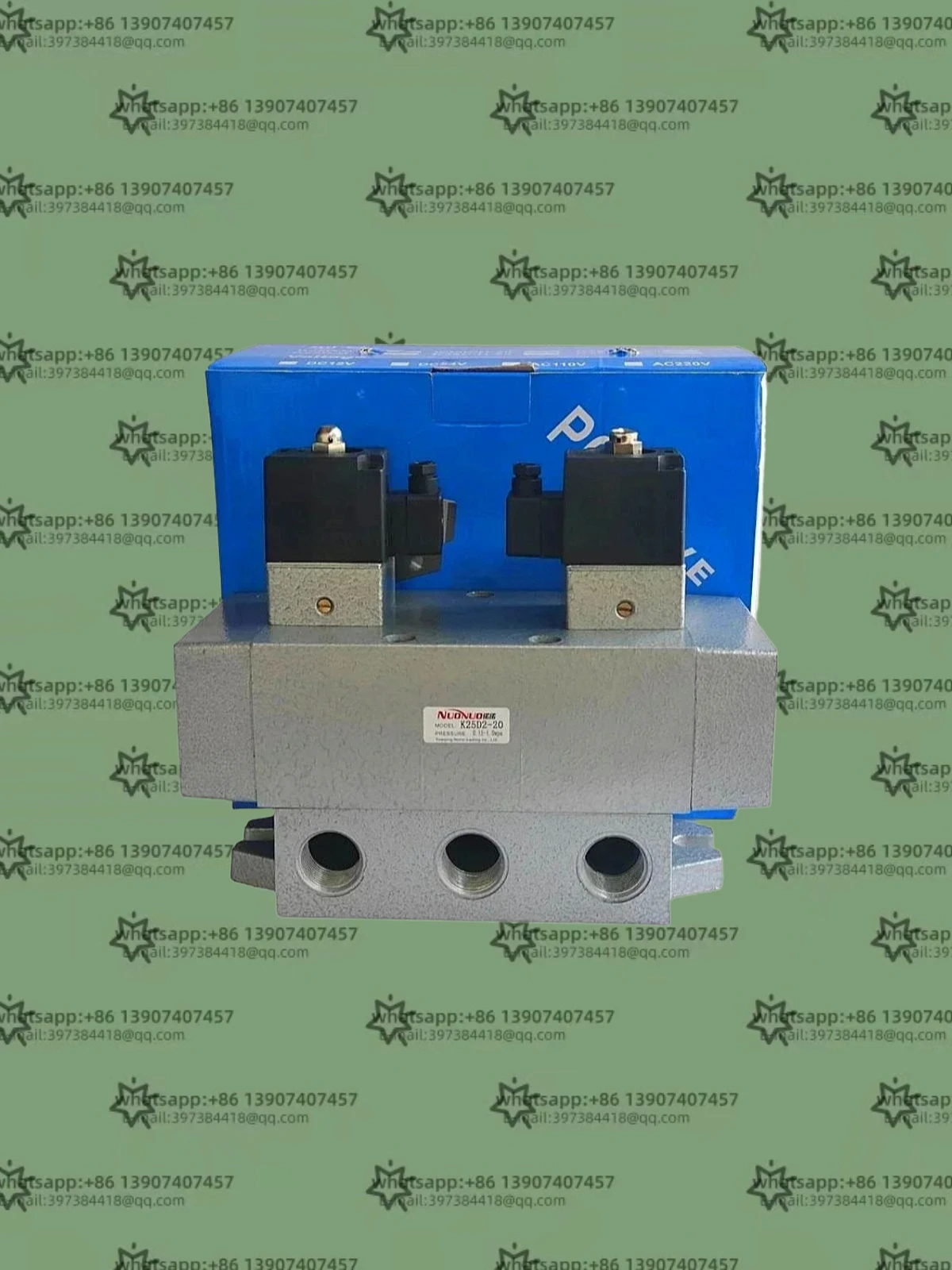 

Electromagnetic valve K25D2-25 compression dual electronic control intake manual reversing thread 20 air 15