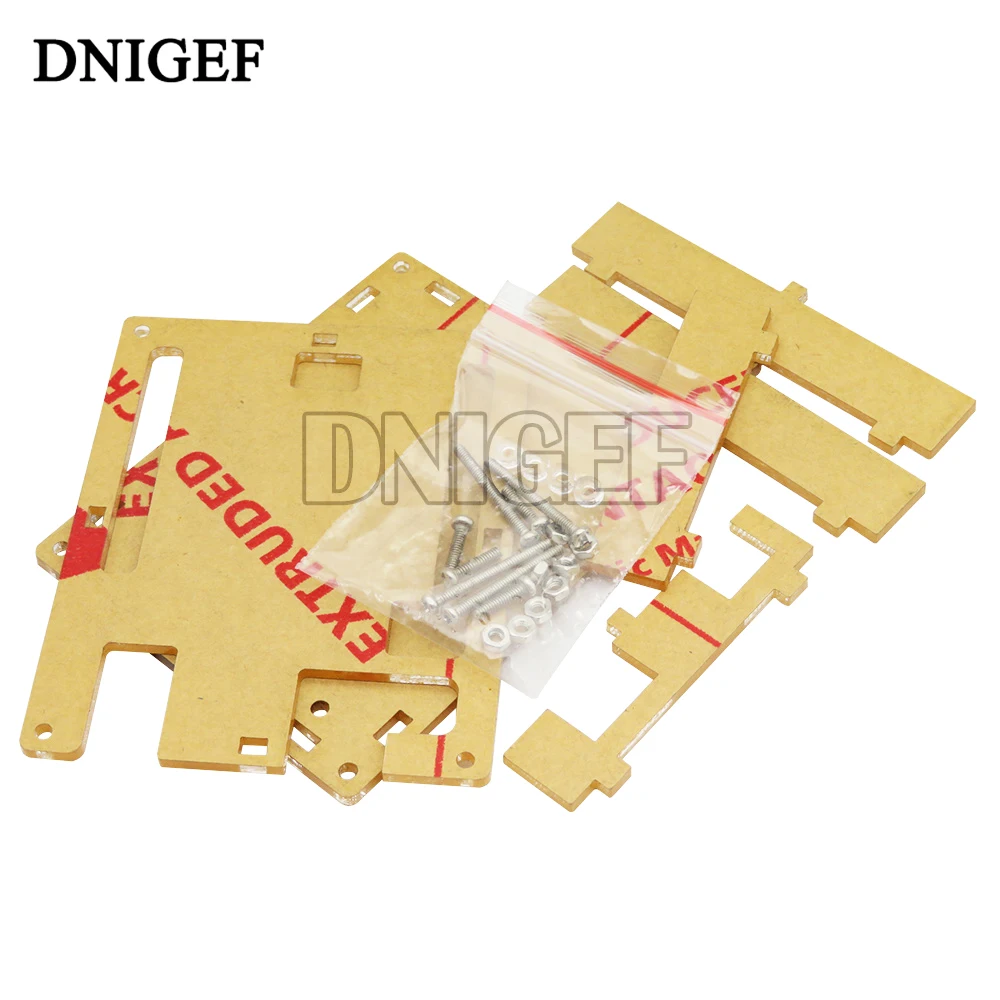 Чехол DNIGEF UNO R3, прозрачный акриловый корпус для Arduino UNO R3, чехол с винтами, 1 комплект