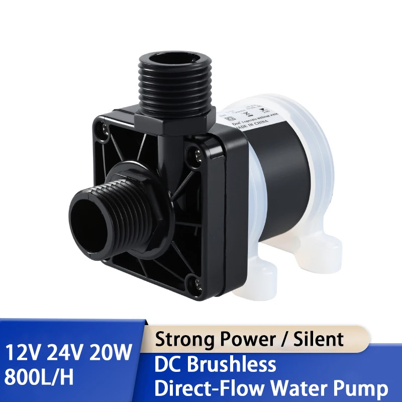 Quiet DC12V DC24V Brushless Motor Submersible Pump 1/2