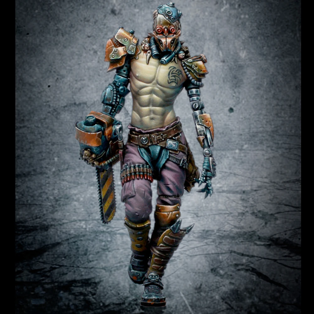 

Resin Model figure, 1/24, Jason Chainsaw, GK, Science fiction theme, Unassembled and unpainted kit