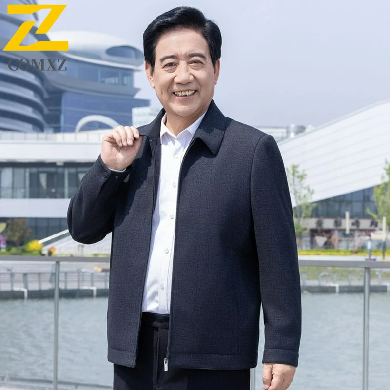 

Jacket Male New Fashion Classics Business Casual Work Coat Lightw Luxurious Comfort Resistant Sophistication Autumn Clothing