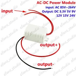 AC-DC 110V 220V 230V to 3.3V 5V 9V 12V 15V 24V Step Down Converter Power Supply