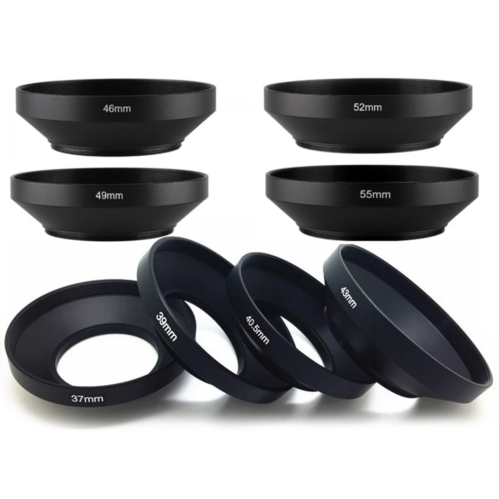 Metall-Objektivblende für DSLR-Kamera Objektivschutz Weitwinkel 39mm 40,5mm 43mm 46mm 49mm 52mm 55mm 58mm 62mm 72mm 77mm 82mm – Detail 9