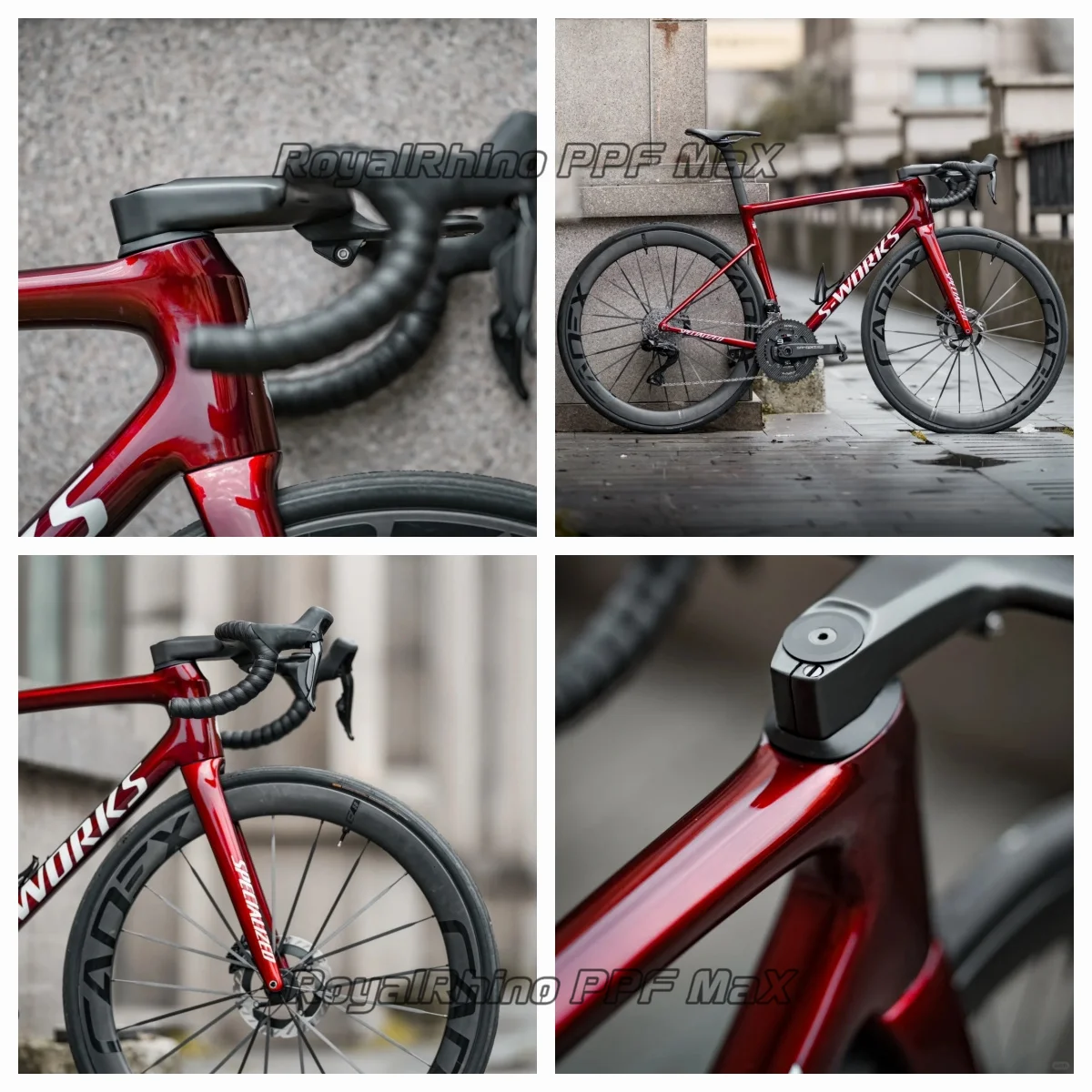 Hochglänzende, flüssige, metallische Drachenblut-Rot-Vinylfolie für Motorrad-Aufkleber, Abziehbilder, Auto-Zubehör, Wickelfolie – Detail 7