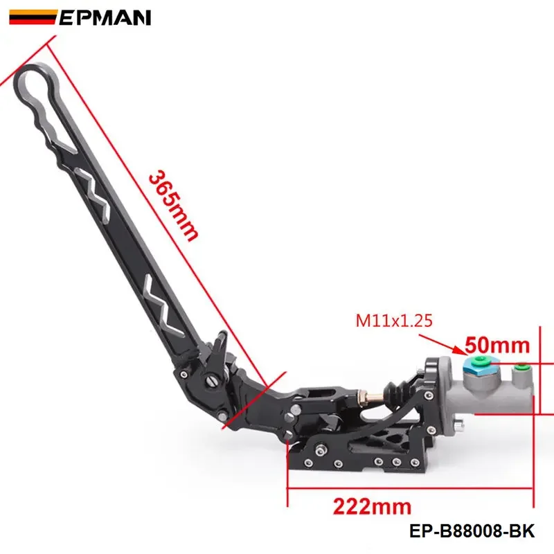 Adjustable Aluminum Vertical Hydraulic Drifting Hand Brake With Special Master Cylinder S14 S13 For BMW F20 EP-B88008-BK