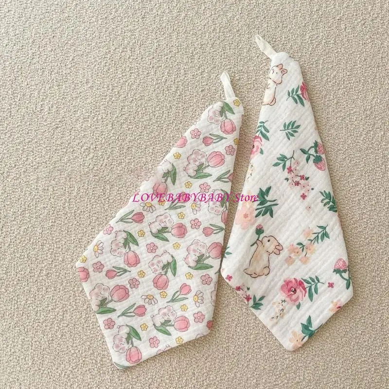 

Baby Washcloth with 4-layer Baby Towel Reusable Baby Cotton Square Face Shower Bath Towel Soft Baby Wiping Bathing Feed 4XBC