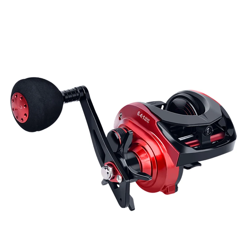 Kawa New Fishing Reel Slow Jigging Reel Aluminum Spool Wheel Max Drag 15kg 8+1Bearings Ratio 6.4:1 Weight 251g