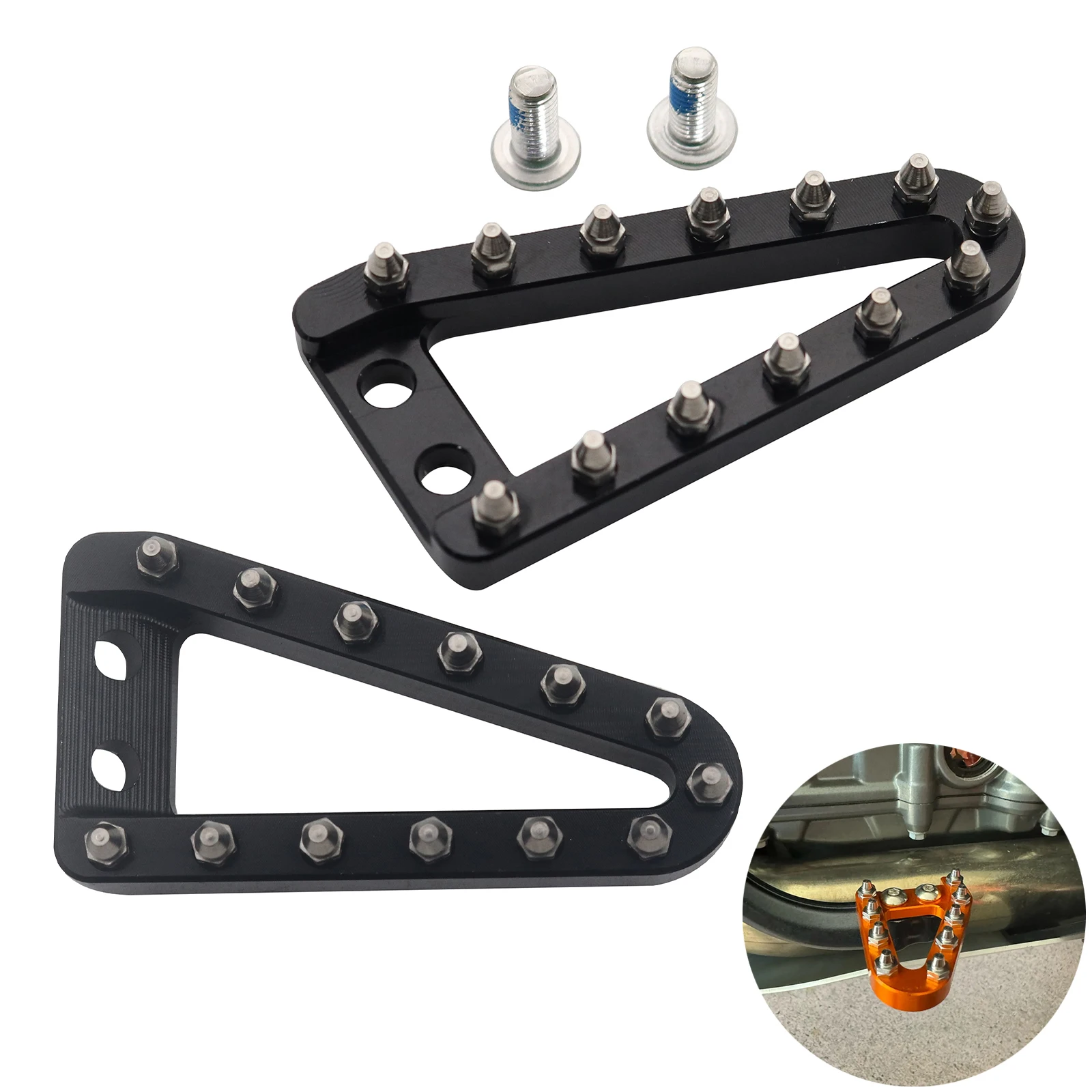 Extra Long Enlarged Rear Brake Pedal Lever Step Plate Tip For KTM SX SXF XC EXC For Husqvarna FC TC FE TE FX TX GasGas EX EC CNC