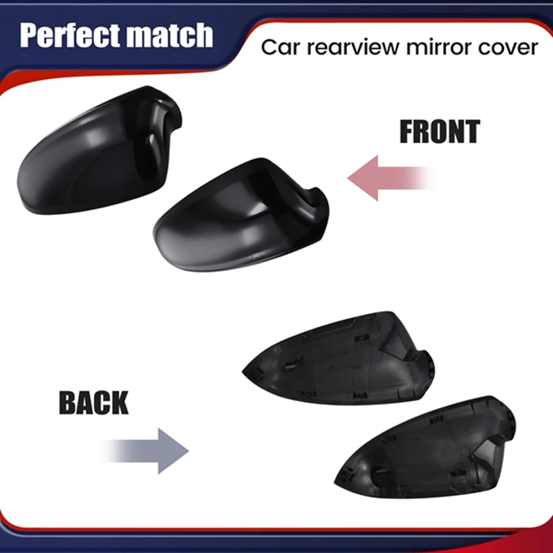 Car Rearview Mirror Cover Door Mirror Shell 13265451 13265452 For Opel Vauxhall Astra J Adam Side Rear View Mirror Cover