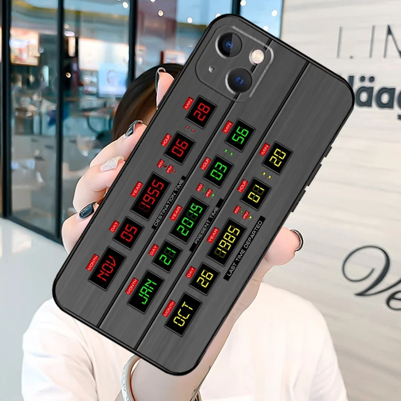 Back to the Future Flux Capacitor Phone Case For iPhone 13 12 Mini 11 14 15 Pro Max SE 2020 7 8 Plus X XS Max XR Cover Shell