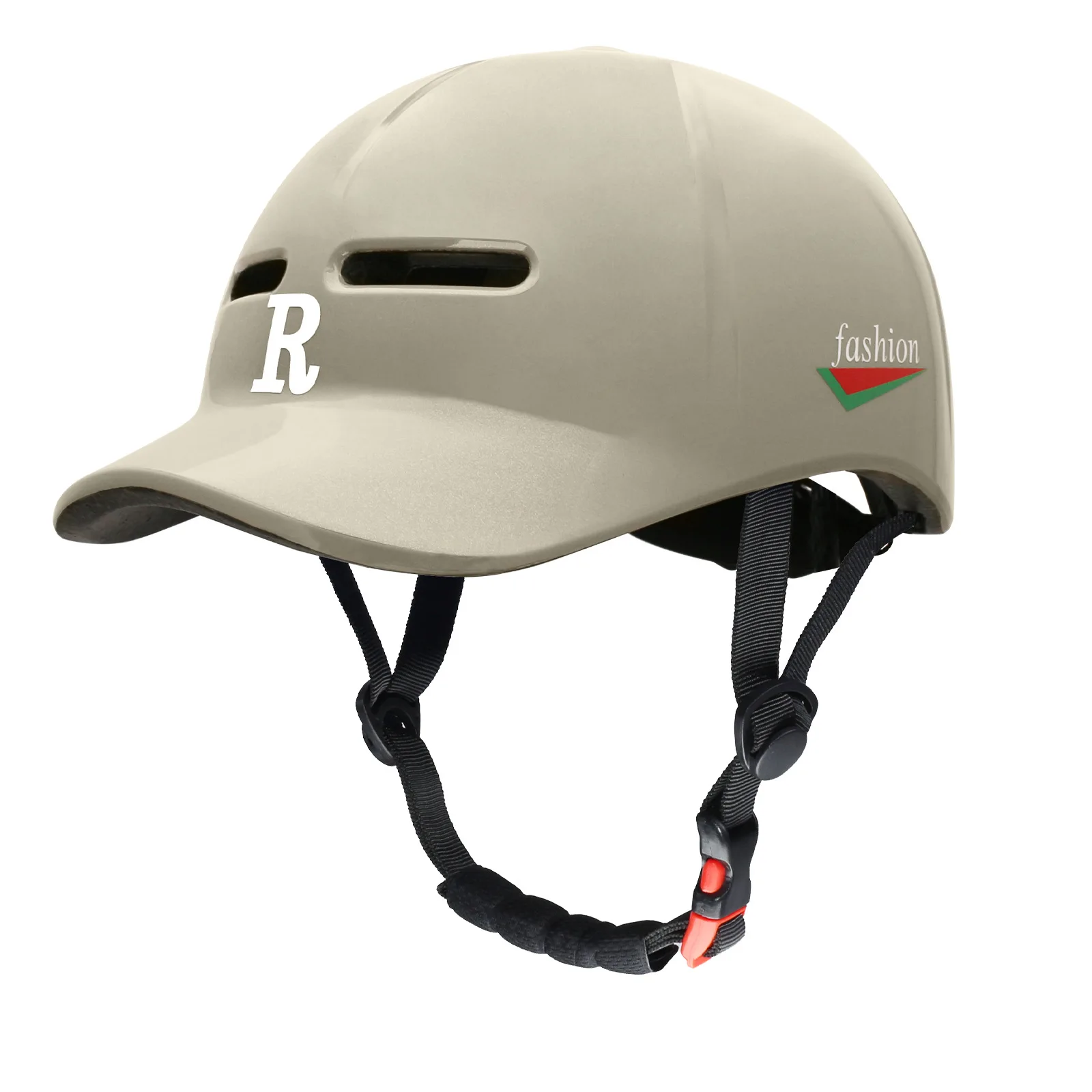 One-piece molded duckbill cap, bicycle commuting helmet for all seasons, electric battery-powered bicycle, skateboard,