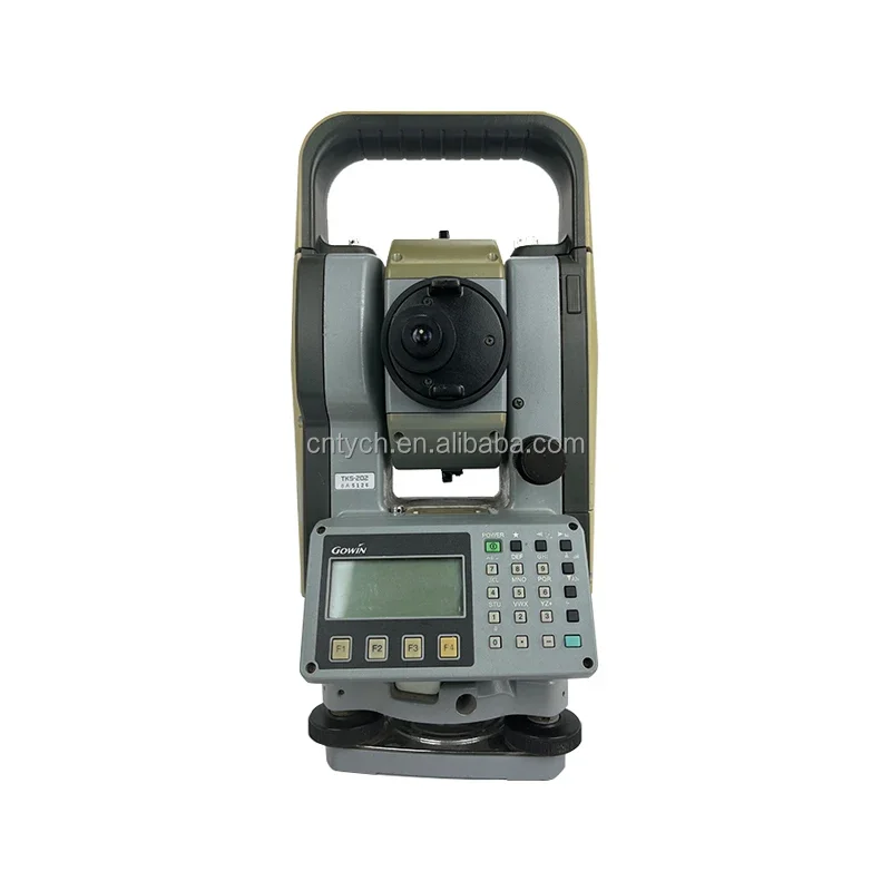 high quality total station LCD display accuracy 2mm Gowin TKS202 second-hand total station price