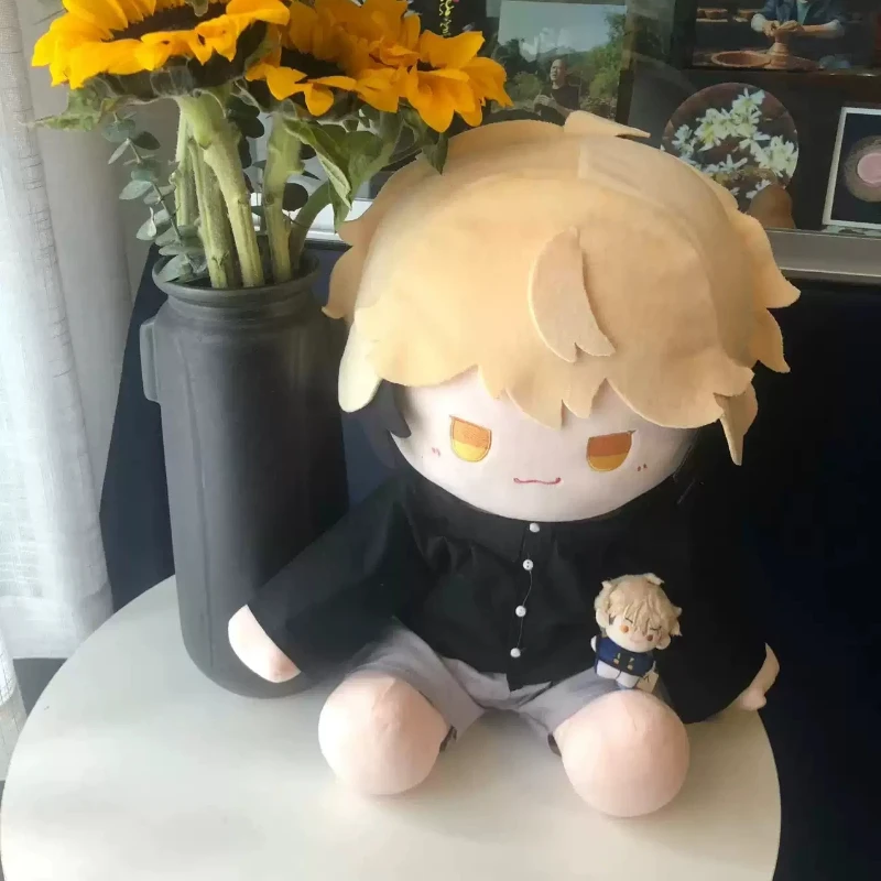 Stuffed Anime Link Click Felix 40cm Sitting Doll Toys for Fans Creative Girls Birthday Gift Bed Cushion Plush Puppet