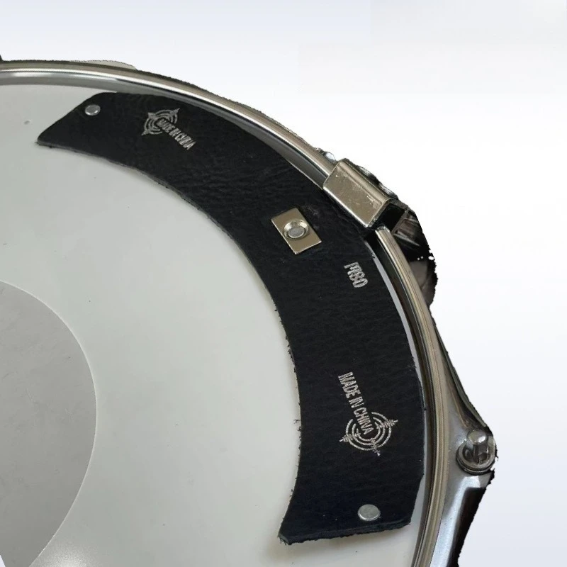Drum Kit Dampening Pad Leather Snare Drum Overtone Stickers Practice Drums Set Noise Reduction Pad Percussion Instrument Parts