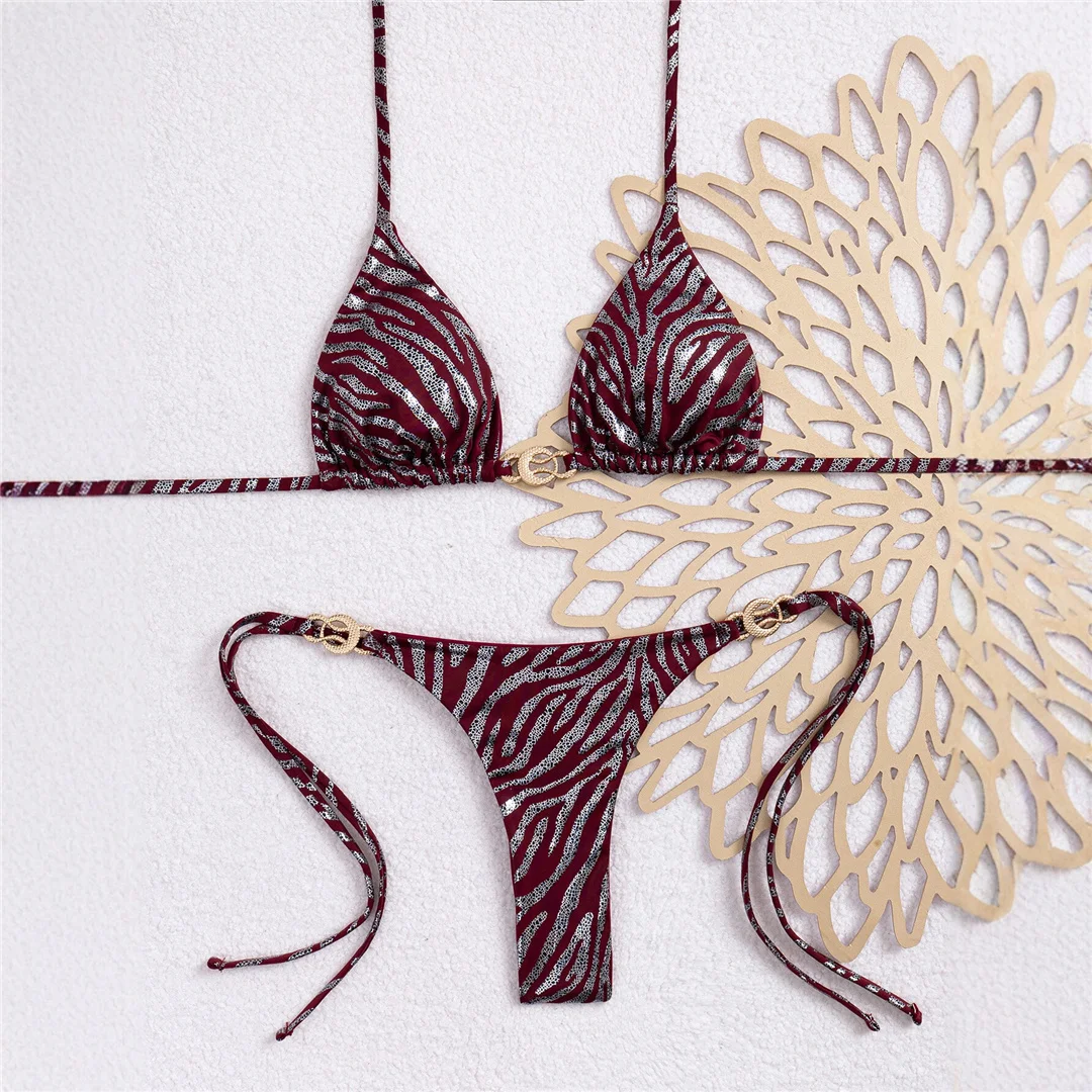 Sexy Extreme String Mini Micro Thong Bikini Damen Badeanzug Frauen Bademode Zweiteiliger Bikini-Set Badeanzug Schwimmanzug V8278 – Detail 3