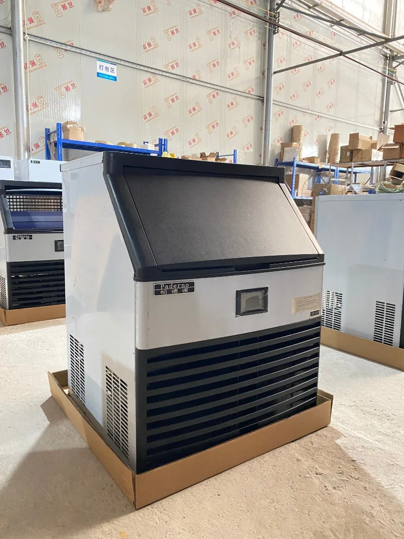 Commercial Ice Maker 220V Utility Square Ice Maker 20kg Industrial Applications Business Storage