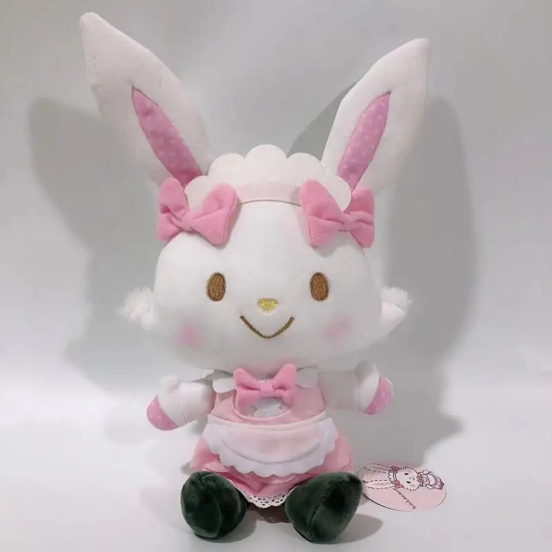 Original Wish Me Mell Plush Cloth Plush Maid Doll Pendant Sanrio Rabbit Pendant Cute Kawaii Anime Toys for Girl Birthday Gifts