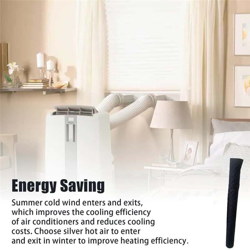 Couvercle de tuyau AC Portable isolé AB66, manchon de tuyau AC amélioré avec plaque en tissu d'air et Tube de sortie, refroidissement efficace