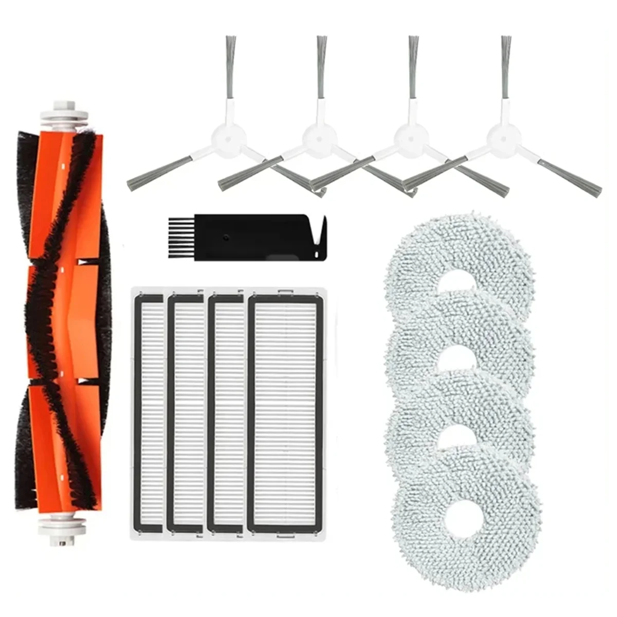 

For Xiaomi Robot Vacuum S10+ / S10 Plus B105 Spare Parts Main Side Brush Hepa Filter Mop Rag Cloth Accessories