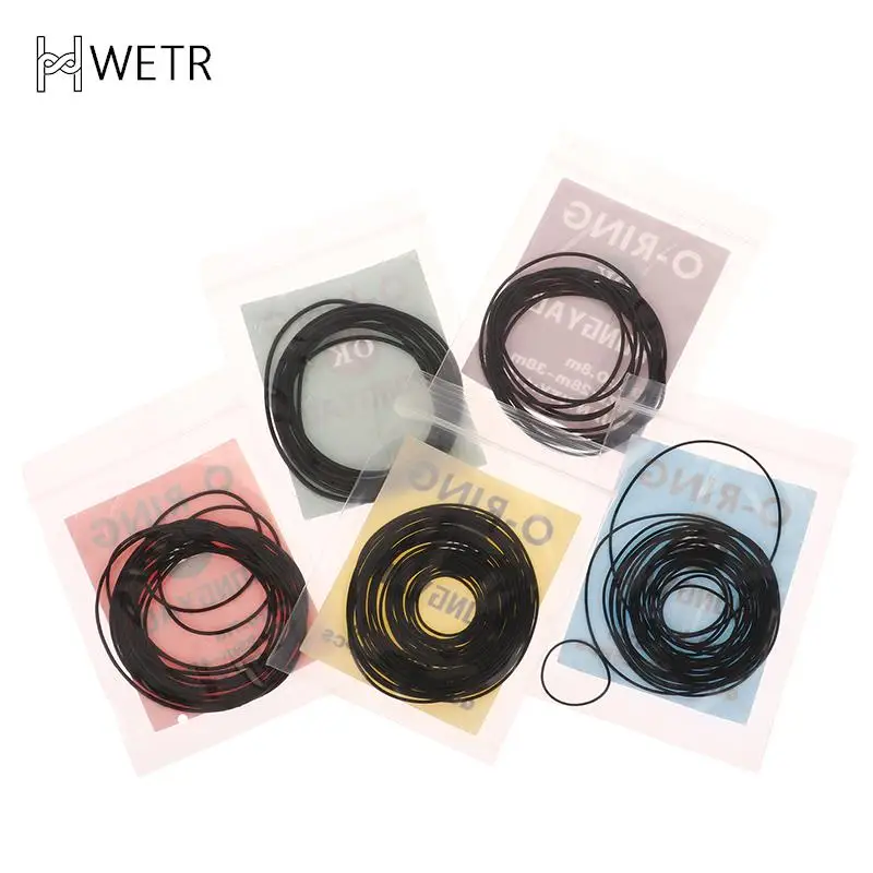 Waterproof Rubber Watch Back Cover Gaskets, O Ring Reparação, Ferramentas Relojoeiro, 1Pack, 0.5mm, 0.6mm, 0.7mm, 0.8mm, 0.9mm