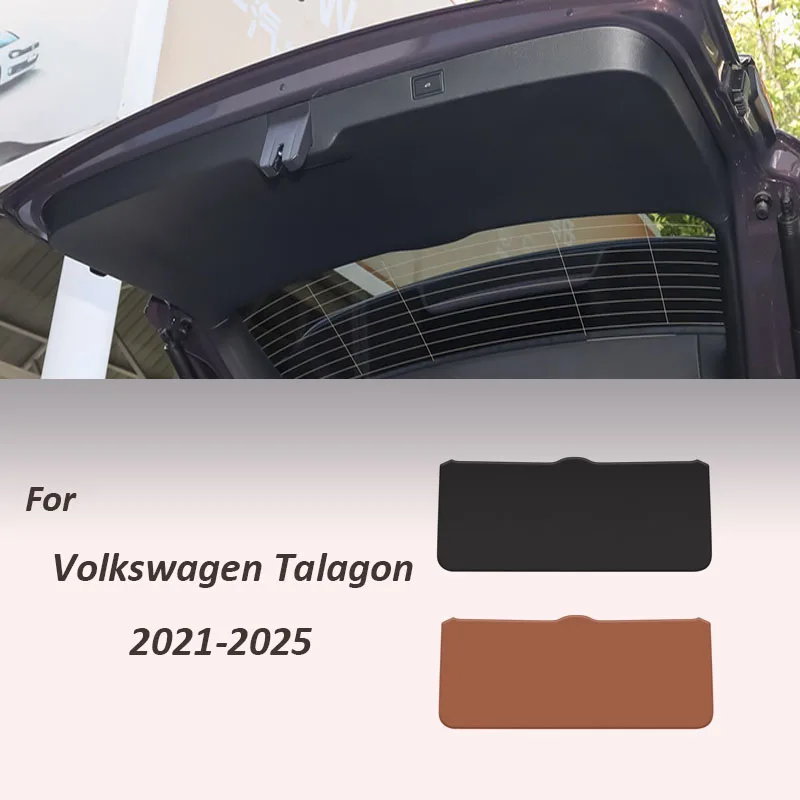 

Car Rear Trunk Tailgate Anti-Fouling Protective Mat For Volkswagen Talagon 2021 2022 2023 2024 2025 PU Leather Decoration Pad