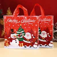 6Pcs Merry Christmas Gift Bags Santa Claus Snowman Merry Christmas Decorations for Home 2025 Navidad Noel Gifts New Year 2026