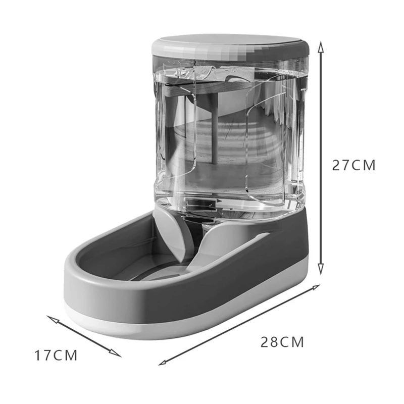 BAAG-ペット犬フィーダー猫自動噴水飲料水給餌ボウル