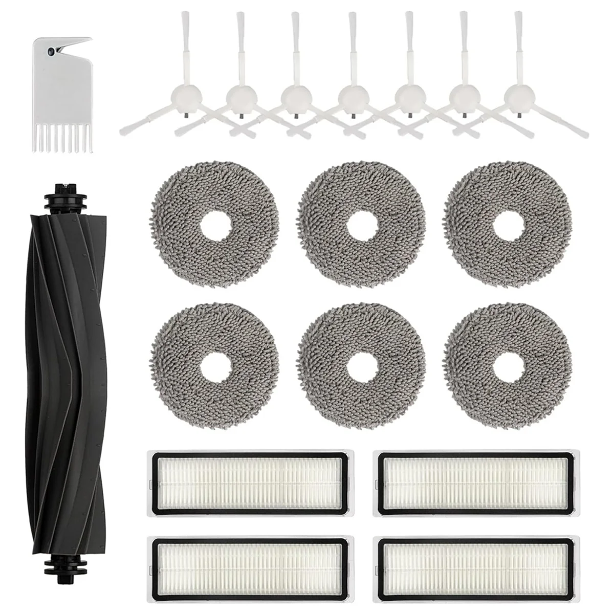 For Dreametech L10s Ultra / L10 Ultra Robot Vacuum Accessories Main Side Brush Hepa Filter Mop Cloth Replacement