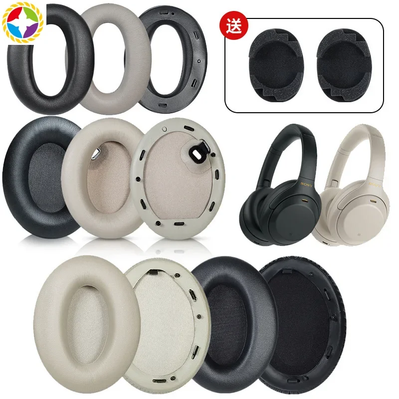 Ear Pad  For SONY MDR-1000X 1000XM2 1000XM3 1000XM4 Headset Replacement Headphones Memory Foam Replacement Earpads Foam Ear Pads