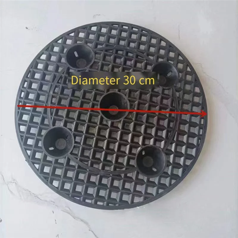 

G6-5PCS Heavy Planter Holder Potted Plant Stand, Diameter 12Inch Root Controller Chassis Drainage And Ventilation Durable