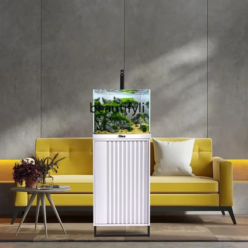 

Fish Tank C3 Super White Glass Ecological Aquarium Living Room Floor Small Change Water Home Lazy Aquarium