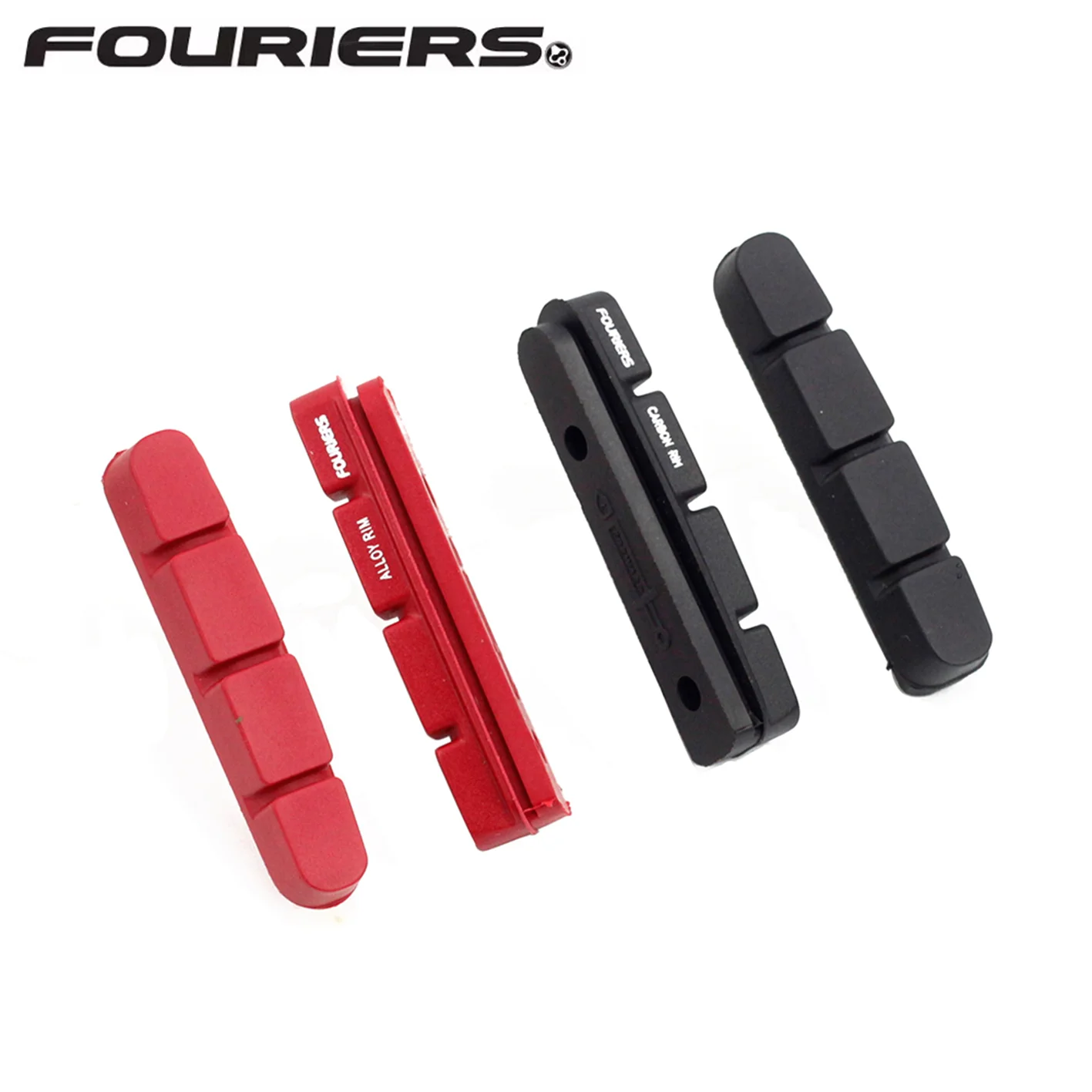 

Fouriers Bike BRAKE PADS SHOES Carbon Rim Alloy Rim for Brompton PIKES 360 Wheels Replacement V Caliper Brake Pad for SHI 13g