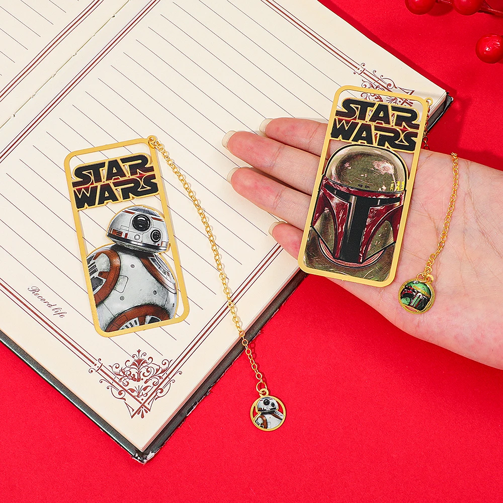Mar Star Wars 금속 책갈피, 사무용품 컬렉션 책갈피 학교 교사 선물 도서 액세서리 학생 학습을위한 선물