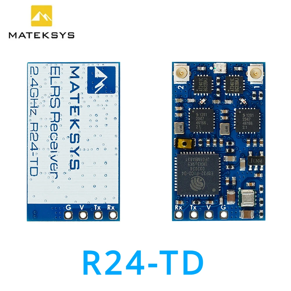 MATEK R24-TD MATEKSYS EXPRESSLRS 2.4GHZ TRUE DIVERSITY Receiver for RC FPV Drone