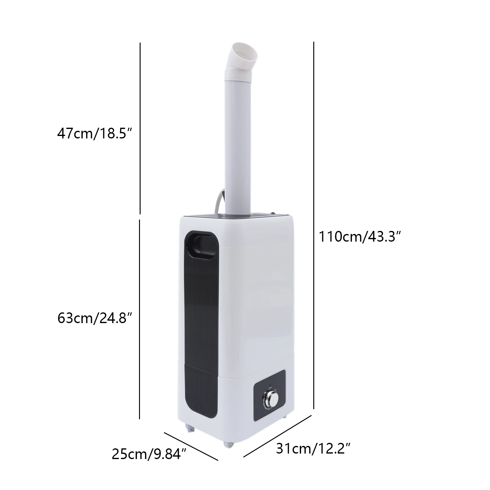 Sweet mile Luftbe feuchter für zu Hause 6,29 gal 110v große kühle Nebel Luftbe feuchter Boden Typ Industries prüh gerät Luftbe feuchter passen großen Raum