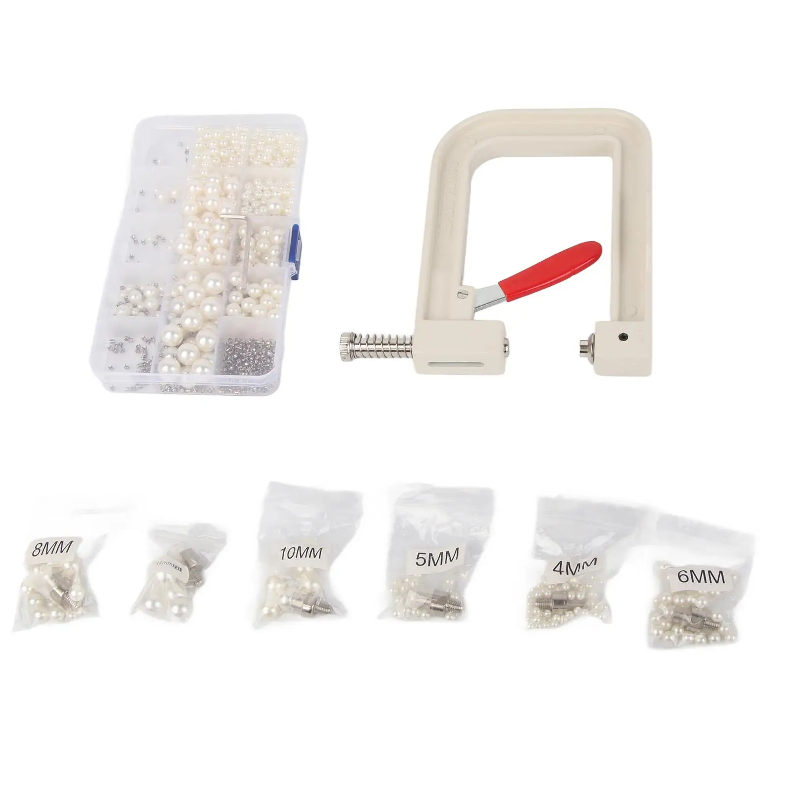 for diy Pearl Setting Kit: Hand Pressing Machine for Accurate Pearl Positioning - Perfect for Crafts & Jewelry Making